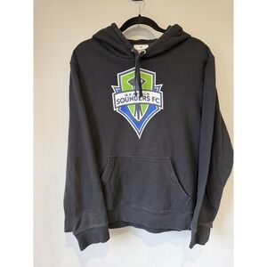 Seattle Sounders Fanatics  Sweatshirt Mens Large Black Short Long Sleeve Casual